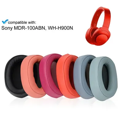 Replacement Ear Pads Cushion Earpads for Sony MDR-100ABN WH-H900N Headphones, Earpad Sony Headset