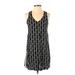 Old Navy Casual Dress - Shift V Neck Sleeveless: Black Dresses - Women's Size X-Small