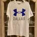 Under Armour Shirts | Mens Under Armour Dallas Tee Shirt Size Large | Color: Blue/White | Size: L