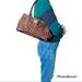 Coach Bags | Coach Hampton 11062 Medium Leather & Canvas Brown Canvas Satchel Handbag Purse | Color: Brown | Size: Medium Size