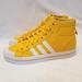 Adidas Shoes | Men's Sz 9/Wmns Sz 10.5 Adidas Neo Bravada Mid Skateboarding Shoe - Fx9062 | Color: White/Yellow | Size: 9