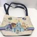 Disney Bags | -Disney World Travel Badge Patches Canvas Tote Bag | Color: Blue/Tan | Size: Os