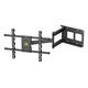 FORGING MOUNT 92cm Long Reach Corner TV Wall Bracket with Height Setting Full Motion Swivel Tilt TV Bracket Wall Mount for Corner/Flat Installed Fits 37"-82" TVs, Holds 60kg, MAX VESA 600x400mm