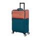 it luggage Duo-Tone 68,6 cm (27 Zoll) Softside Checked 8 Wheel Spinner, Pfirsich/Sea Teal, 27", Duo-Ton 68,6 cm Softside Checked 8 Wheel Spinner