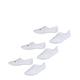 FALKE Unisex Kinder Füßlinge Cool Kick Invisible 3-Pack K IN Weich atmungsaktiv schnelltrocknend unsichtbar einfarbig 3 Paar, Weiß (White 2000), 31-34