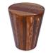 Reclaimed Wood round Cone shaped 18 inch Side table, Accent Table, End Table or Plant Stand.