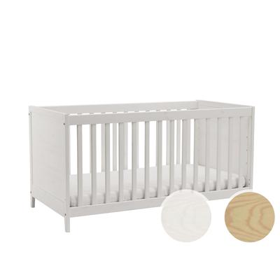 INFANSKIDS »Solvita« Babybett 70x140 cm / weiss gewachst