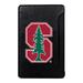 Black Stanford Cardinal Faux Leather Phone Wallet Sleeve