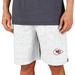 Men's Concepts Sport White/Charcoal Kansas City Chiefs Throttle Knit Jam Shorts