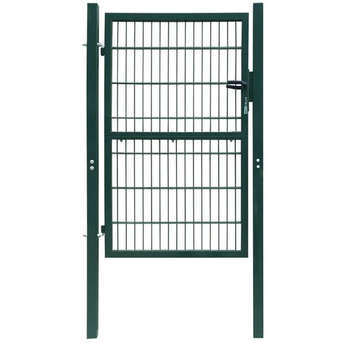vidaXL 2D Zauntor (Einzeltor) Grün 106×210 cm