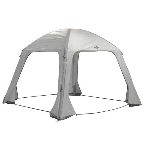 Bo-Camp Aufblasbares Partyzelt Air Gazebo 365×365 cm Grau