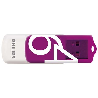 "Philips 2.0 USB-Sticks Vivid 2 Stk. 64 GB Weiß und Lila"