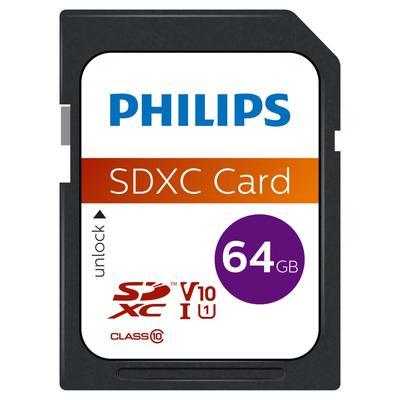 "Philips SDXC Speicherkarte 64GB UHS-I U1 V10"