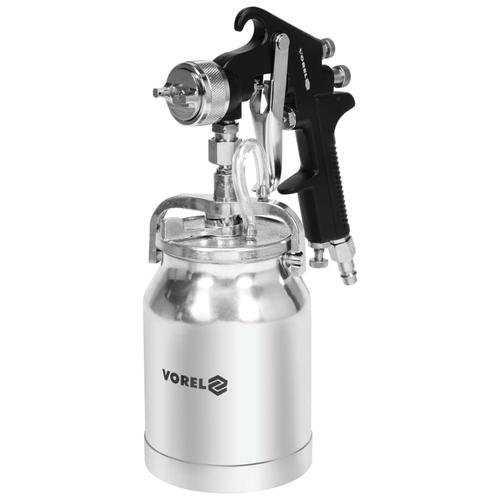 VOREL HVLP-Spritzpistole mit Behälter 1000 ml