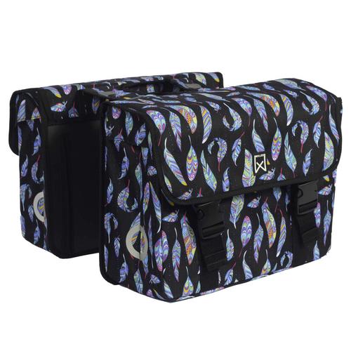 Willex Fahrradtaschen 34 L Blau Feder