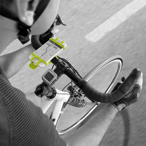 Celly Fahrrad-Handyhalterung Easybike Grün