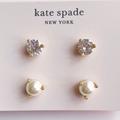 Kate Spade Jewelry | Kate Spade Ny Rise & Shine Stud Earring Set Nwt! | Color: Gold | Size: Os