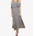 Jessica Simpson Dresses | Jessica Simpson Maternity Cold-Shoulder Nursing Dress | Color: Gray | Size: Xl