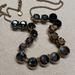 J. Crew Jewelry | J Crew Black & Bronze Mixed Brulee Crystal Necklace | Color: Black/Brown | Size: Os