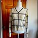 Anthropologie Sweaters | Anthropologie Cozy Soft Plaid Sweater! Brand Moth | Color: Black/Cream | Size: S