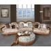 Black/Brown Sectional - AFD Home Hawthorne Sectional w/ Ottoman 4 Piece Set (KIT), Wood | 44 H x 166 W x 43 D in | Wayfair HKG-MS253-L/R/W