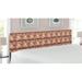 East Urban Home Native American King Panel Headboard Upholstered/Metal/Polyester in Brown | 78.6 H x 83 W x 3 D in | Wayfair