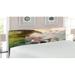 East Urban Home Hummingbirds King Panel Headboard Upholstered/Metal/Polyester in Brown/Gray/Green | 78.6 H x 83 W x 3 D in | Wayfair