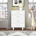 Child Craft Tremont 4-Drawer Chest Wood in White | 13 H x 23 W x 41 D in | Wayfair F04502.46