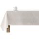 Nappe anti-taches 100% coton 1 pièce beige à lignes fondues 250x140 - Beige