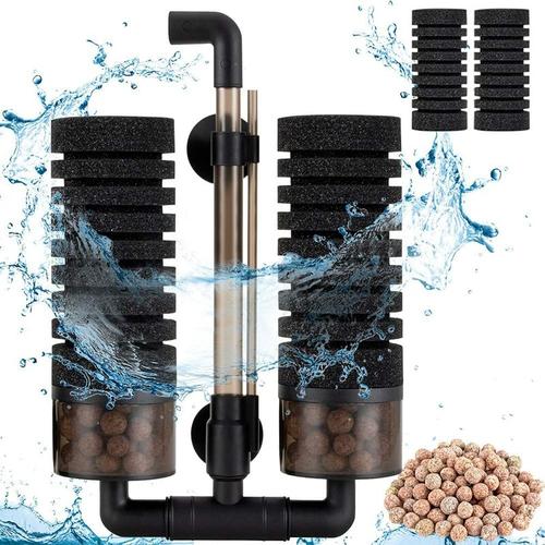 Schwammfilter Aquarium für biologische und mechanische Filterung, Aquarium Filter für Aquarium bis