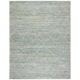 Blue 72 x 0.39 in Indoor Area Rug - Ivy Bronx Moniz Geometric Handmade Tufted Wool Light Area Rug Wool | 72 W x 0.39 D in | Wayfair