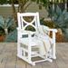 Canora Grey Shine Company Dasaun Wood in Gray/White | 39.5 H x 28.3 W x 25 D in | Outdoor Furniture | Wayfair EE02D86A153749D68FB14EDF16D71F1C