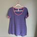 Lularoe Tops | Lularoe T-Shirt | Color: Pink/Purple | Size: S