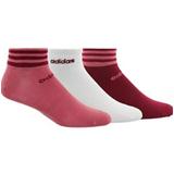 Adidas Accessories | Last Set***Nwt Adidas 3 Pair Low Cut Three Stripes Women's Athletic Socks | Color: Red/White | Size: Os