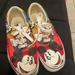 Disney Shoes | Disney X Era 'Mickey And Friends Vans Sneakers Shoes Womens | Color: Cream | Size: 6.5