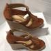 Michael Kors Shoes | Michael Kors Suede Leather Upper Espadrilles With Front Zipper | Color: Brown | Size: 10