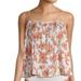 Free People Tops | Free People Hot Take Printed Camisole | Color: White | Size: S