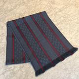 Gucci Accessories | Gucci Wool Silk Scarf | Color: Blue/Red | Size: Os
