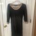 Nine West Dresses | Great Fall Sweater Dress By Nine West, Small. Great With Boots, Heels, Flats | Color: Gray/Tan | Size: S