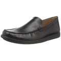 Clarks Herren Ferius Creek Hausschuh, Black Leather, 44.5 EU