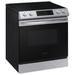 Samsung 6.3 cu. ft. Smart Rapid Heat Induction Slide-in Range, Stainless Steel | 36.75 H x 29.9375 W x 28.6875 D in | Wayfair NE63B8211SS/AA