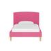 Isabelle & Max™ Dervock Platform Bed Upholstered in Pink | 38 H x 67 W x 87 D in | Wayfair 51BC9F41361646099A302BB99ED4C3EA
