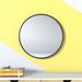 Latitude Run® 28 Inch Circle Mirror Wall Mounted Round Mirror For Vanity & BedRoom Metal | 20 H x 20 W x 1.57 D in | Wayfair