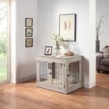 Tucker Murphy Pet™ Audreena Pet Crate in Gray | 31 H x 37 W x 27 D in | Wayfair 232D9E5D47964DBD9635BD3DC0912F0F