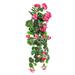 Primrue Hanging Geranium Flower Bush Plastic/Fabric | 30 H x 12 W x 7 D in | Wayfair 696FABE1D56B4ACDADB85F7009C1F37B