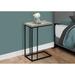 Accent Table, C-shaped, End, Side, Snack, Living Room, Bedroom, Metal, Laminate, Contemporary, Modern