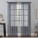 Scott Living Celeste Textured Linen Blend Sheer Rod Pocket Curtain Panel, Single Panel