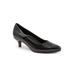 Wide Width Women's Kiera Pumps by Trotters® in Black Patent (Size 10 1/2 W)