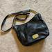 Michael Kors Bags | Michael Kors Black Leather Crossbody | Color: Black/Gold | Size: Os