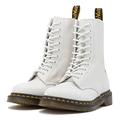 Dr. Martens Womens 1490 Leather Optical White Boots 7 UK